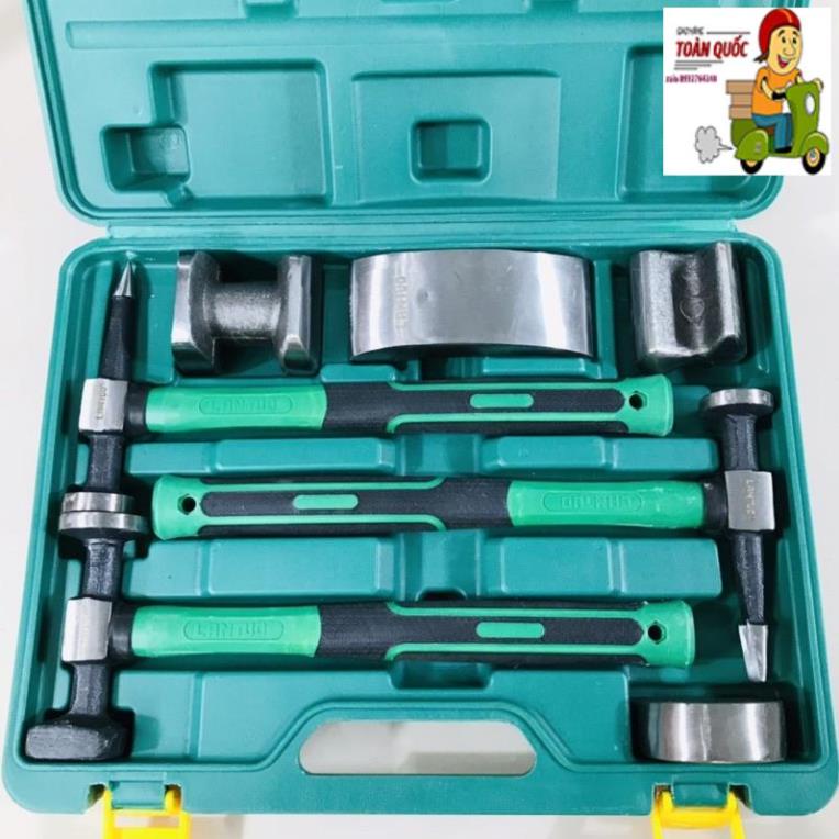 Bộ đe búa gò tôn xe, đe cầm tay đồng sơn