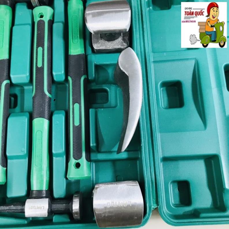 Bộ đe búa gò tôn xe, đe cầm tay đồng sơn