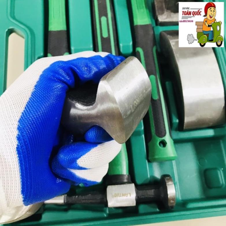 Bộ đe búa gò tôn xe, đe cầm tay đồng sơn