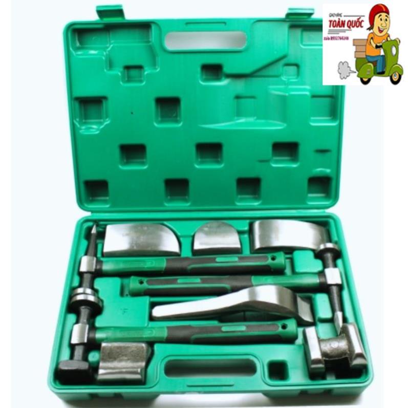 Bộ đe búa gò tôn xe, đe cầm tay đồng sơn