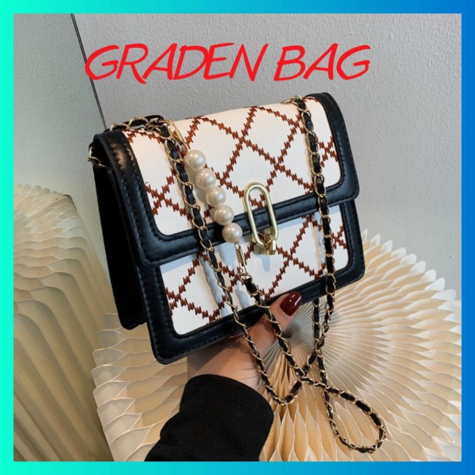 Túi xách nữ túi đeo chéo tote công sở thời trang hàng hiệu giá rẻ da đẹp hàn quốc kèm dây GRADENBAG032