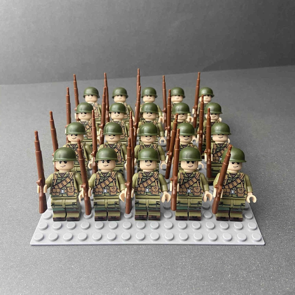 Mô Hình Lego Nhân Vật Minion Trong Phim Chiến Tranh Giữa Tám Trăm Quân Đội
