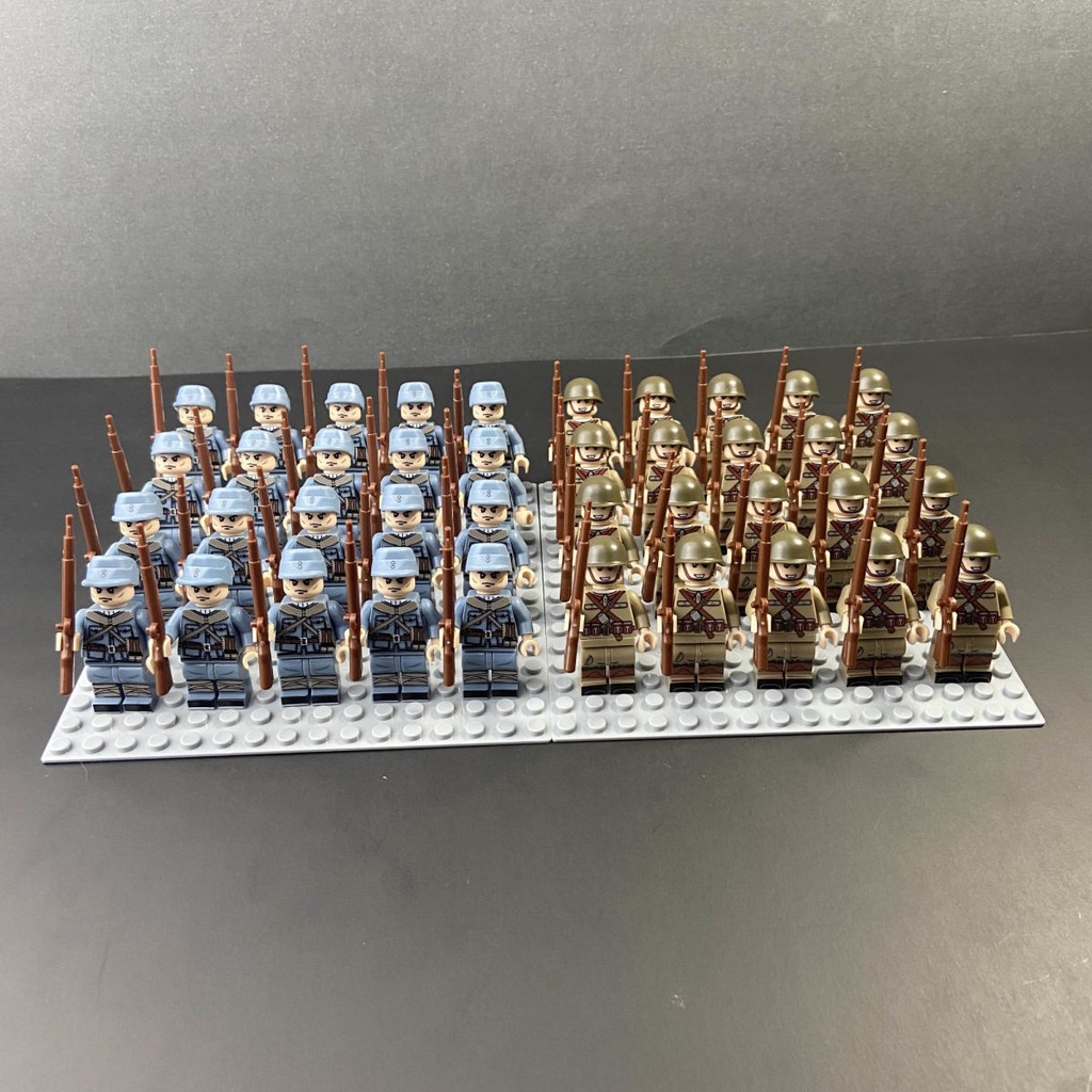 Mô Hình Lego Nhân Vật Minion Trong Phim Chiến Tranh Giữa Tám Trăm Quân Đội