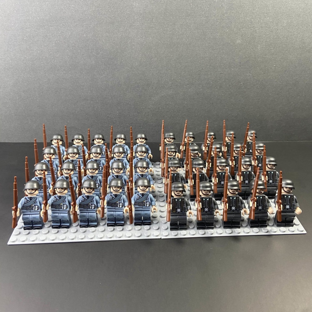 Mô Hình Lego Nhân Vật Minion Trong Phim Chiến Tranh Giữa Tám Trăm Quân Đội