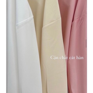 Áo sơ mi nữ dài tay chất lụa cát