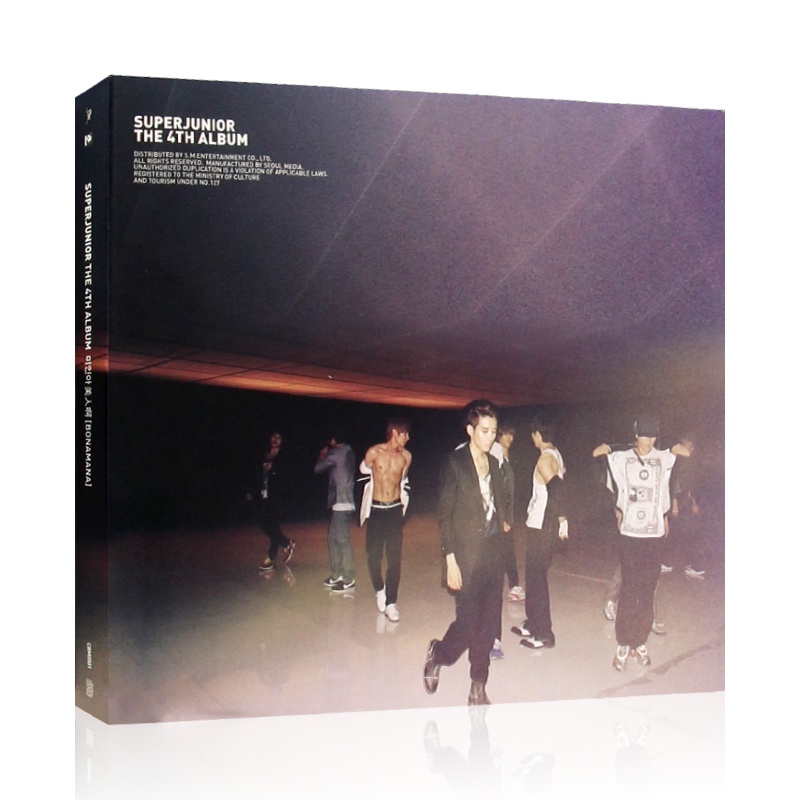 Album Ảnh + Đĩa CD Nhóm Nhạc Super Junior-4th Alubm Phong Cách Nhật Hàn
