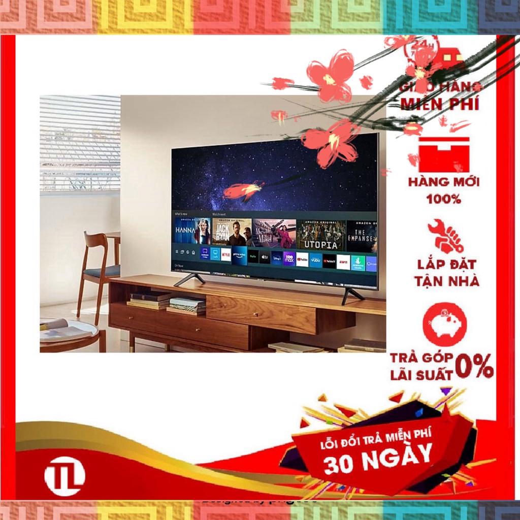 Tivi Samsung 4K 65 inch UA65AU7002 MỚI 2022 - BẢO HÀNH 2 NĂM CHÍNH HÃNG TẬN NƠI