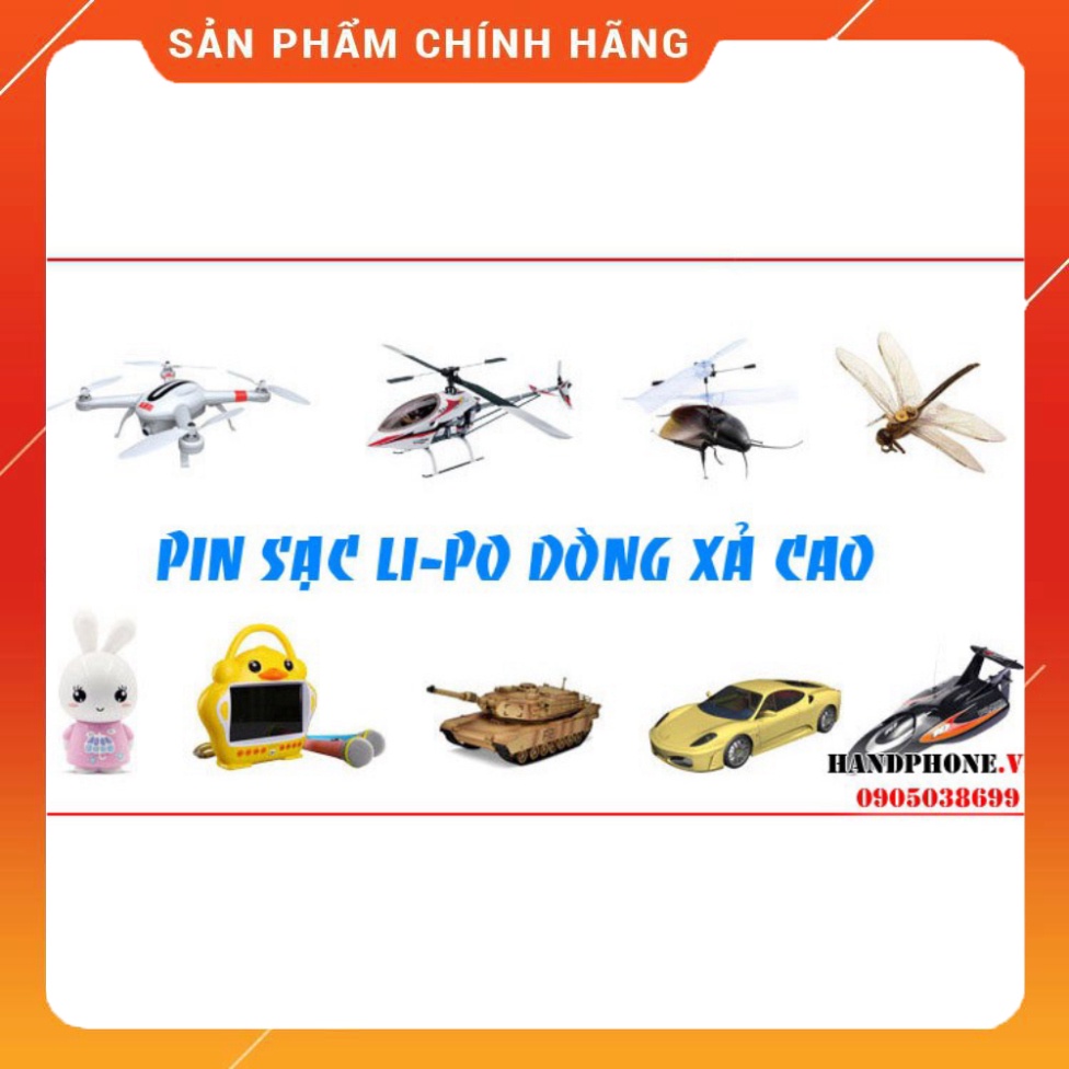Pin Li-Po 3.85V 693772 2350mAh Dòng xả cao 15C  thay thế cho DJI Mavic AIR Flycam-máy bay điều khiển