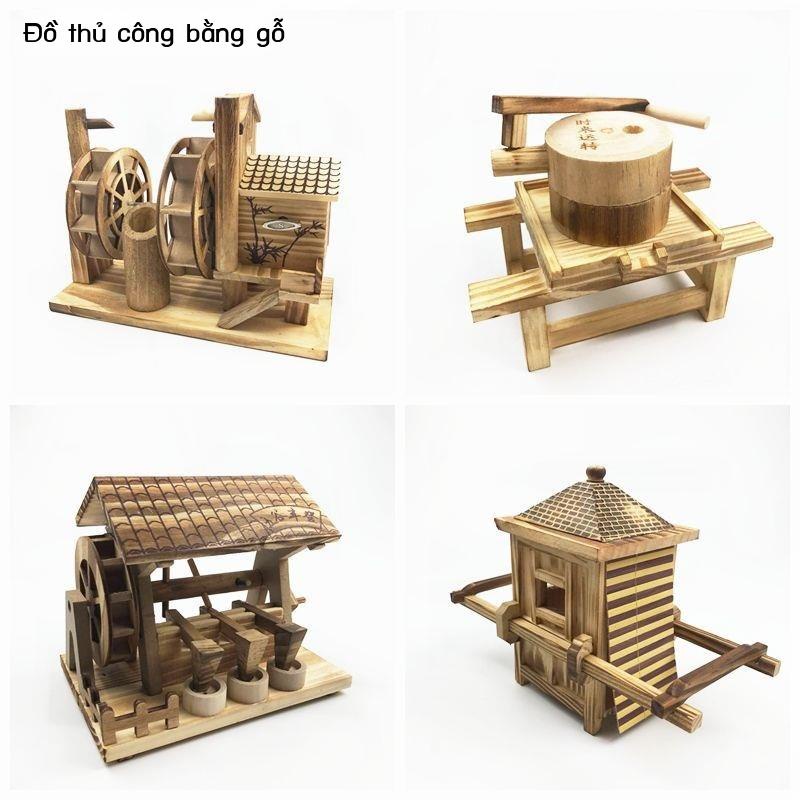 Thủ công mỹ nghệ bằng gỗ mô hình tủ rượu phòng khách trang trí nội thất máy tính để bàn trang trí mô phỏn
