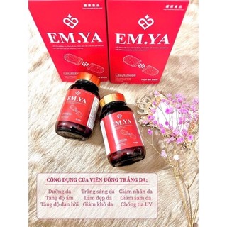 Viên Uống Trắng Da Mờ Nám EM.YA ( hộp 30 viên)