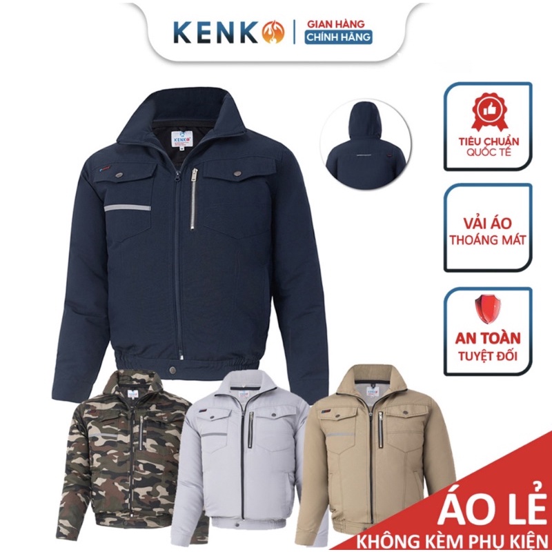 Áo điều hoà KENKO Nhật Bản chính hãng chất liệu Kaki bán lẻ đủ size