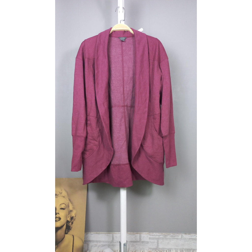 Áo khoác thun dày không cúc xuất khẩu Eddie Bauer