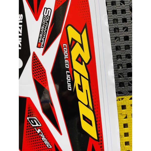 Tem raider đỏ đen tem chế