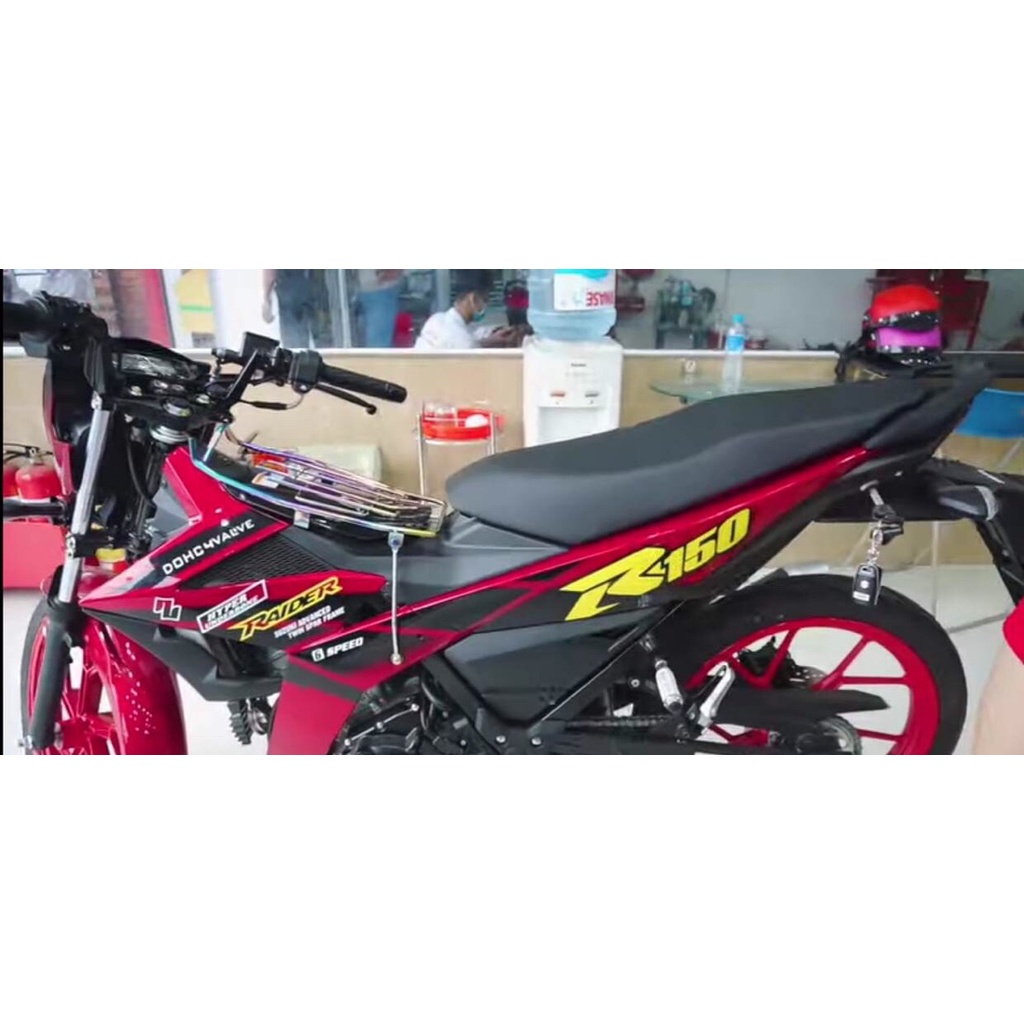 Tem raider đỏ đen tem chế