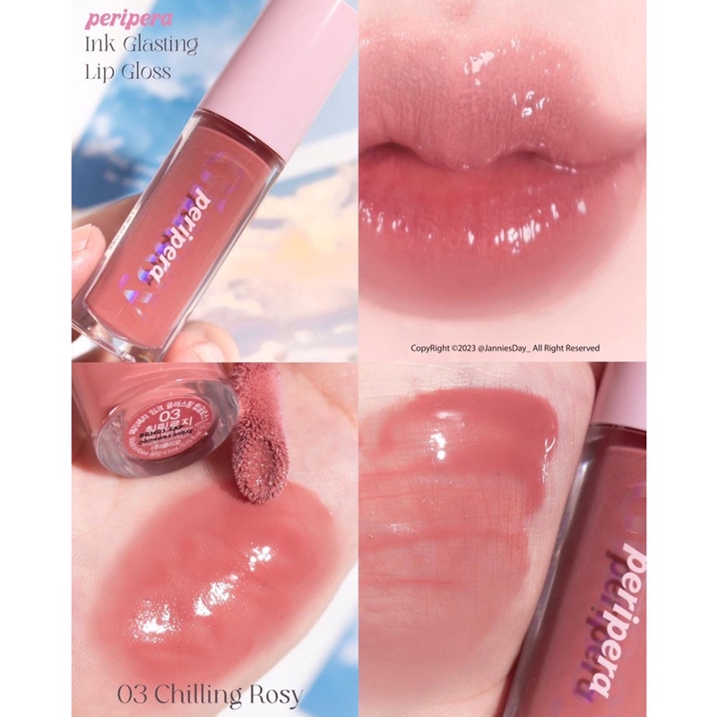 Son bóng thuần chay Peripera Ink Glasting Lip Gloss