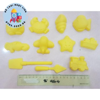 Khuôn chơi cát sinh vật biển 11 chi tiết