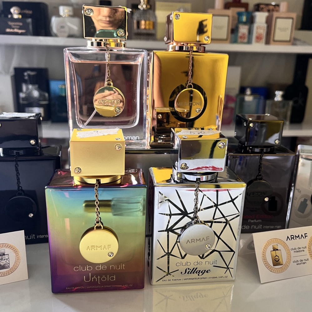 Chai Gốc chiết nước hoa Arma club de nuit cho Nam và Nữ