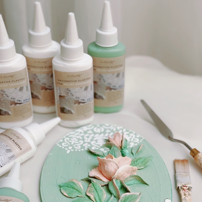 Thạch cao để trang trí phù điêu - Decorative Plaster - Texture Paste