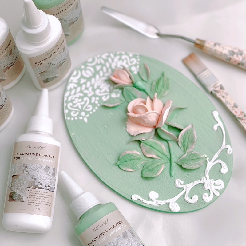 Thạch cao để trang trí phù điêu - Decorative Plaster - Texture Paste