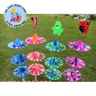 Trang trí Con vật xoay 3 tầng Kim Cương - Cối Xoay gió ngoài trời - Trang trí trường học, mầm non, tiểu học, quán cà phê