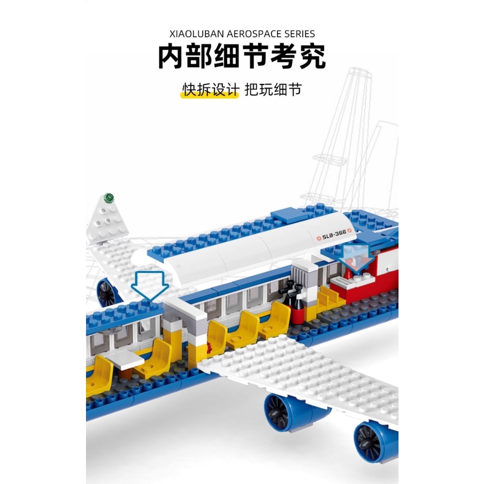 Đồ Chơi Lắp Ráp Lego Máy Bay Airbus Cỡ Lớn