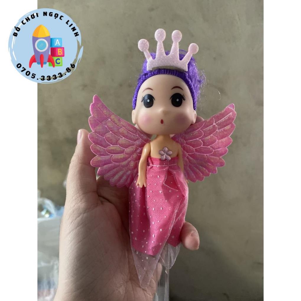 Búp bê Chi bi, búp bê công chúa cánh thiên thần có gậy phát sáng