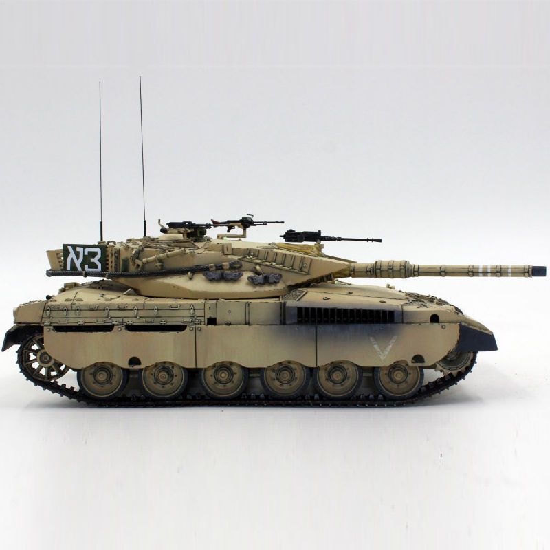 Mô Hình Xe Tăng Quân Đội Israel Merkava Type 2 Tỉ Lệ 1: 35 Có Động Cơ 80103