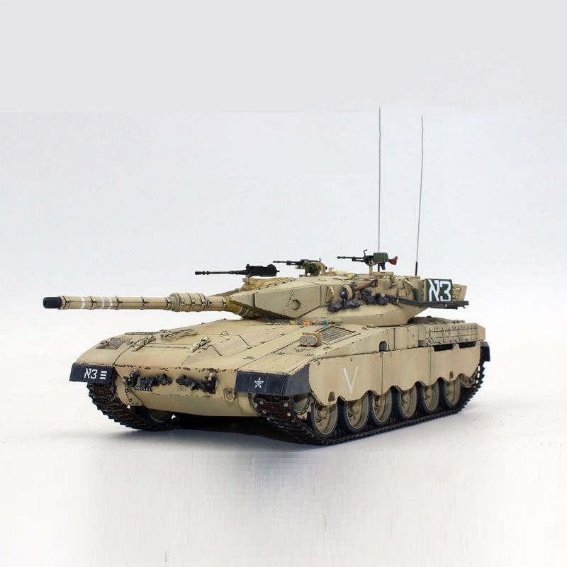 Mô Hình Xe Tăng Quân Đội Israel Merkava Type 2 Tỉ Lệ 1: 35 Có Động Cơ 80103