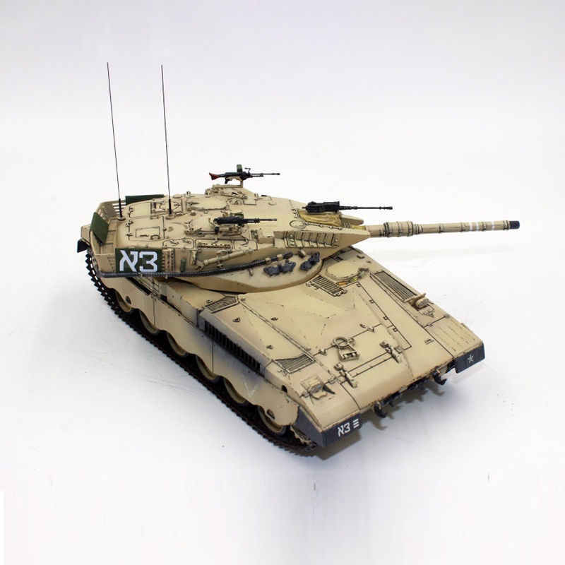Mô Hình Xe Tăng Quân Đội Israel Merkava Type 2 Tỉ Lệ 1: 35 Có Động Cơ 80103
