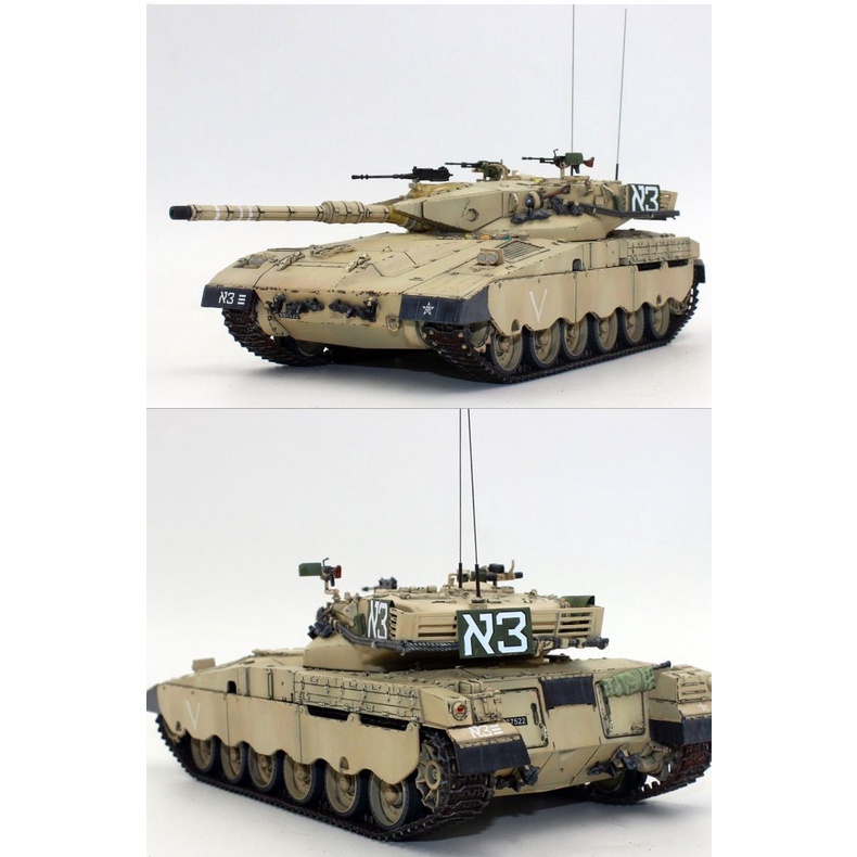 Mô Hình Xe Tăng Quân Đội Israel Merkava Type 2 Tỉ Lệ 1: 35 Có Động Cơ 80103