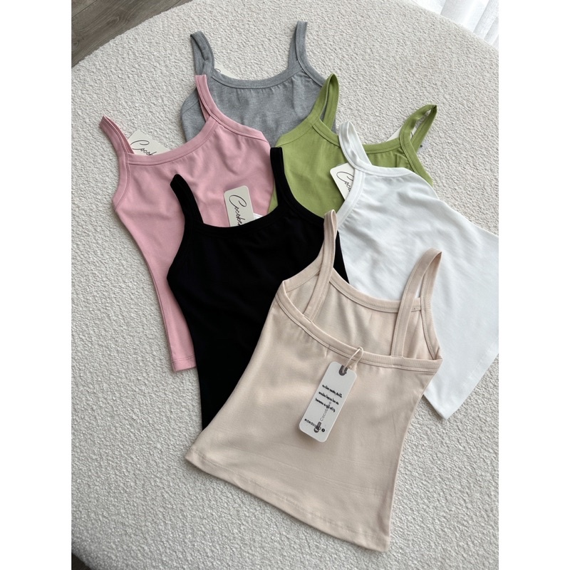 Áo 2 Dây - 12057 - Trơn