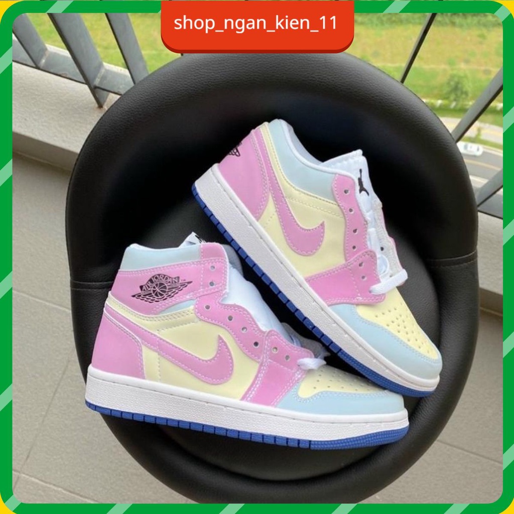 Giày Jordan cao cổ đổi màu mới, Giầy JD1 trắng chuyển màu Hót trend 2021, Full box bill