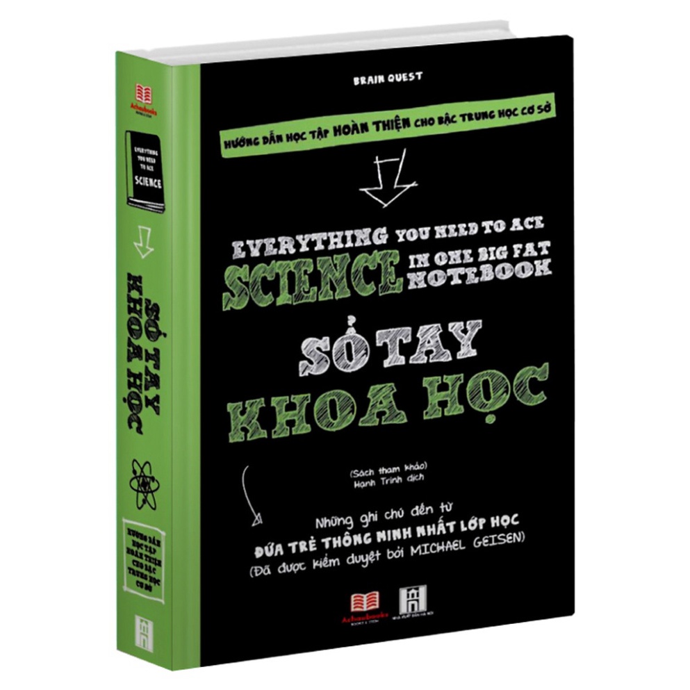 Sách - Sổ tay Khoa học - lớp 4 đến - lớp 9 (AC)