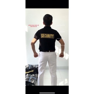 ÁO THUN SECURITY ĐEN ĐỒNG PHỤC BẢO VỆ - VỆ SỸ