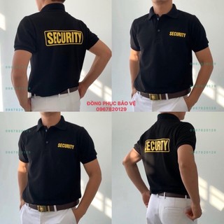 ÁO THUN SECURITY ĐEN ĐỒNG PHỤC BẢO VỆ - VỆ SỸ