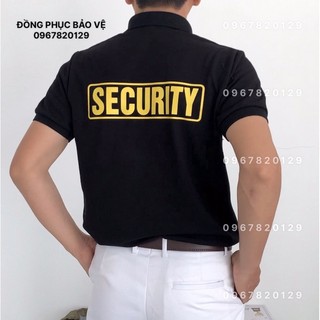 ÁO THUN SECURITY ĐEN ĐỒNG PHỤC BẢO VỆ - VỆ SỸ