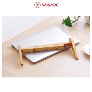 Kệ Tản Nhiệt Laptop Macbook Bằng Gỗ Có Thể Điều Chỉnh Độ Rộng Dành Cho Mọi Kích Cỡ DIGIMIX