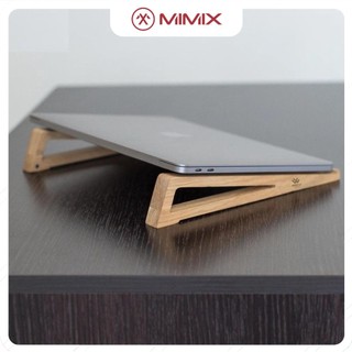 Kệ gỗ tản nhiệt nhiều loại chân đế gỗ kê macbook, laptop sang trọng, tinh tế digimix