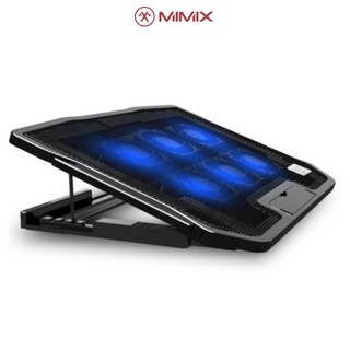DIGIMIX Đế Tản Nhiệt Nuoxi H9 Cho Laptop, Macbook Với 2 Cổng USB 6 Cánh Quạt Tản Nhiệt Êm Ái.