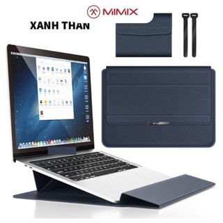 Bao da PU, Túi da cho Macbook Laptop Surface đa công dụng chống va đập nâng cấp hoàn toàn mới DIGIMIX