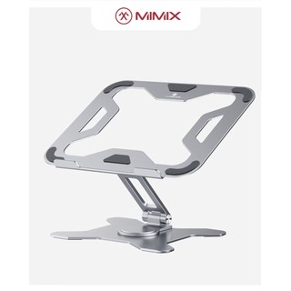 Giá đỡ laptop xoay 360 độ hợp kim nhôm l43, l05 cao cấp, chân đế xoay tròn digimix