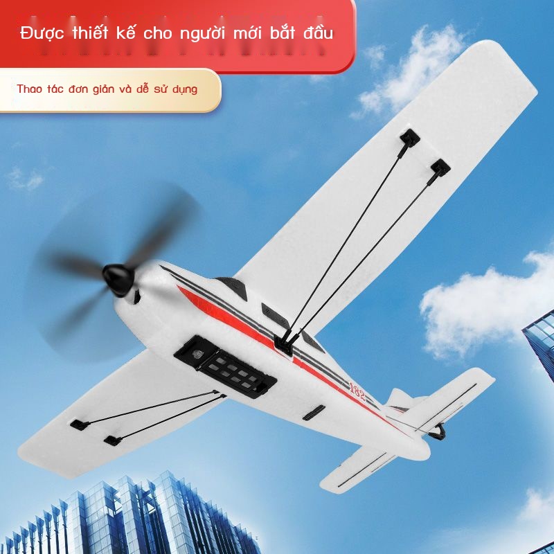 Cessna 182 điều khiển từ xa mô hình máy bay Airbus điện đồ chơi trẻ em