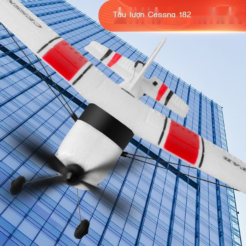 Cessna 182 điều khiển từ xa mô hình máy bay Airbus điện đồ chơi trẻ em