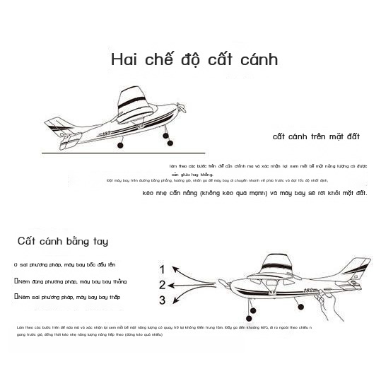 Cessna 182 điều khiển từ xa mô hình máy bay Airbus điện đồ chơi trẻ em