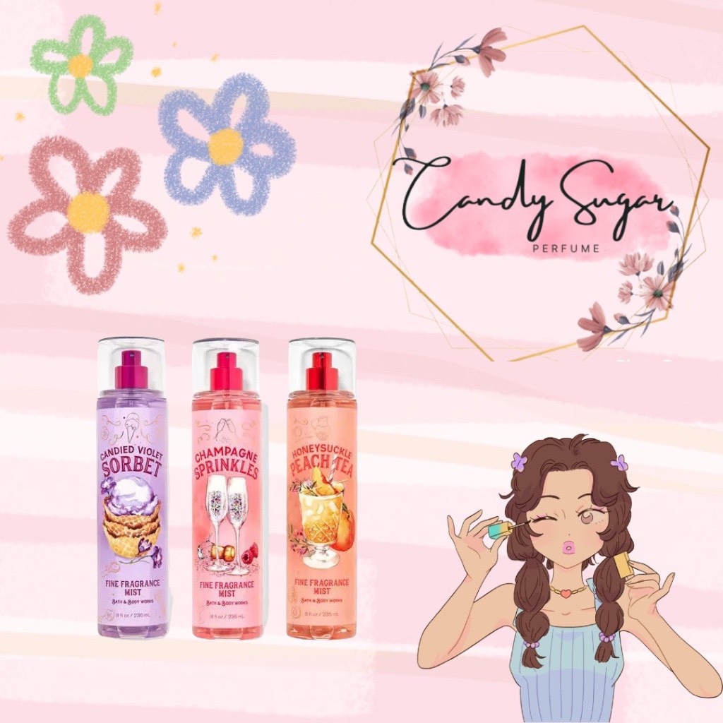 Xịt Thơm Body Bath and bodymist Peach Tea