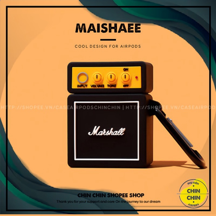 LINH KIỆN LAPTOP 🔘 Case Vỏ Bao Airpods Đựng Tai Nghe Airpod 1 2 Pro Loa Marshall SẴN KHO