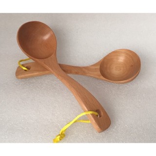 Bộ 2 Vá Canh Gỗ Beech Lớn Thanh Tú 25Cm