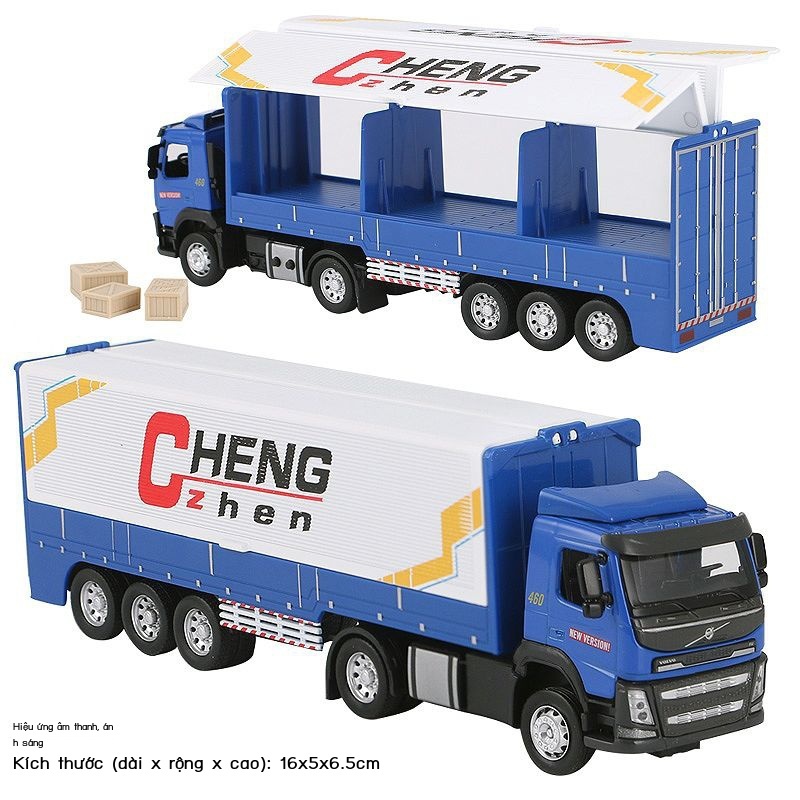 Xe hợp kim bồn chở dầu mô hình container