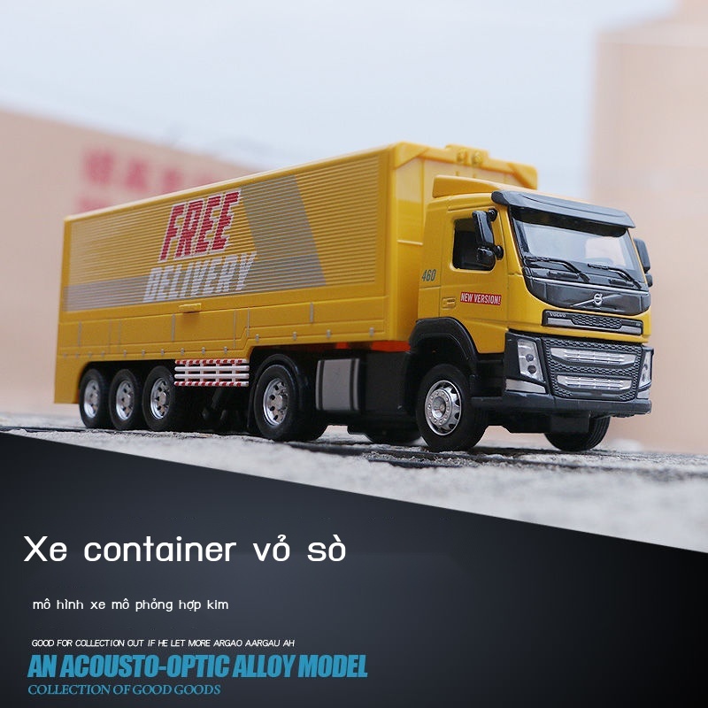 Xe hợp kim bồn chở dầu mô hình container