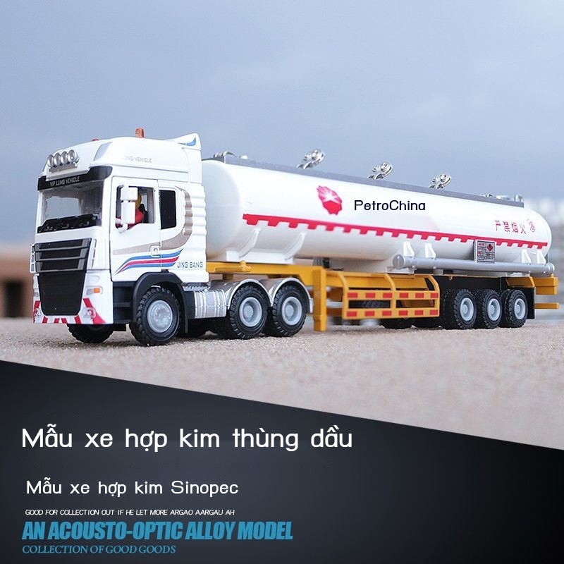 Xe hợp kim bồn chở dầu mô hình container